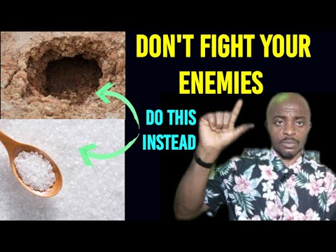 Don't Fight Your Enemies,Do This To Stop And Destroy Them Forever.