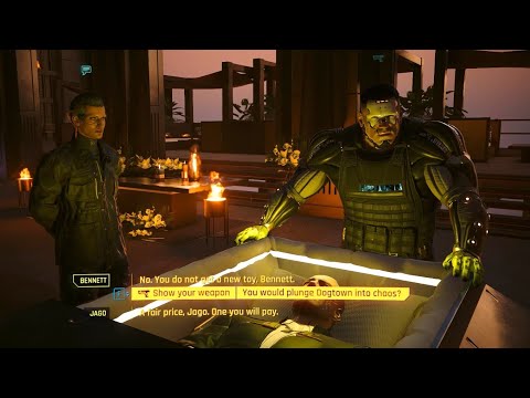 Jago vs Bennett as Leader of Dogtown outcomes - Cyberpunk 2077 Phantom Liberty