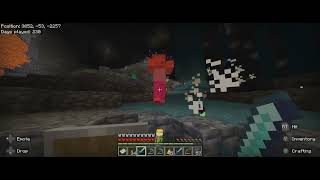 Funny Minecraft noob / Caving with an Infinite bow #minecraft