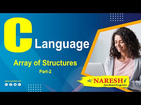 Array of Structures in C Part 2 | C Language Tutorial | Mr Srinivas