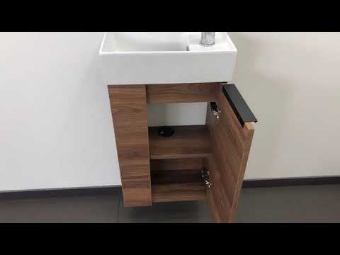 Обзор тумбы с раковиной Comforty Asti 40 дуб тёмно-коричневый Обзор тумбы с раковиной Comforty Asti 40 дуб тёмно-коричневый