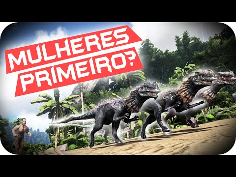 ARK Survival Evolved #75 - Mulheres e Crianças Primeiro ? TotalArmy