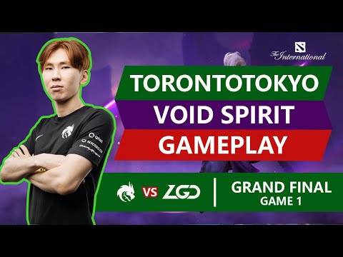 TORONTOTOKYO VOID SPIRIT GAMEPLAY | GRAND FINALS | GAME 1 | THE INTERNATIONAL 10