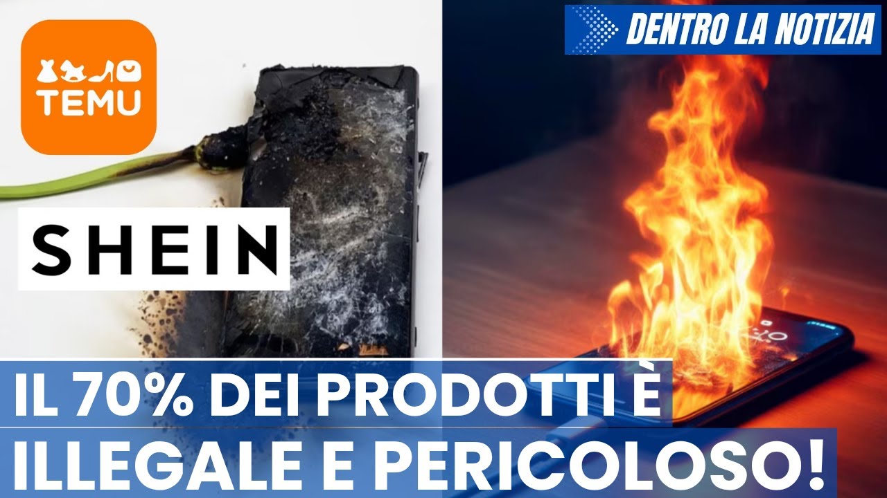 ALLARME! Ass. consumatori belga, tedesca e svedese: Il 70% dei prodotti Temu e Shein sono pericolosi