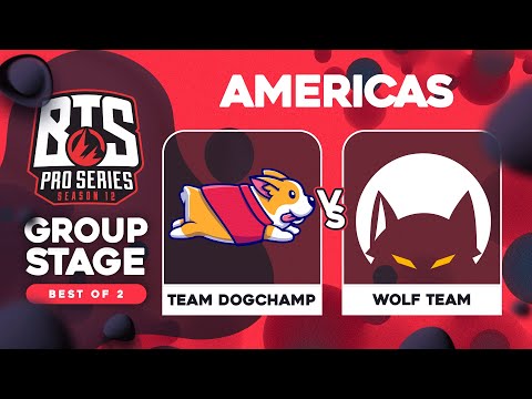 DogChamp vs Wolf Team Game 2 - BTS Pro Series 12 AM: Groups w/ Kmart & ET