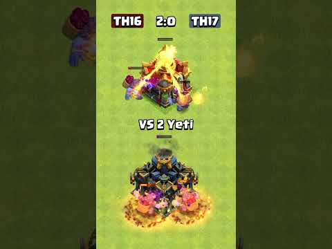 Town Hall 16 VS Town Hall 17