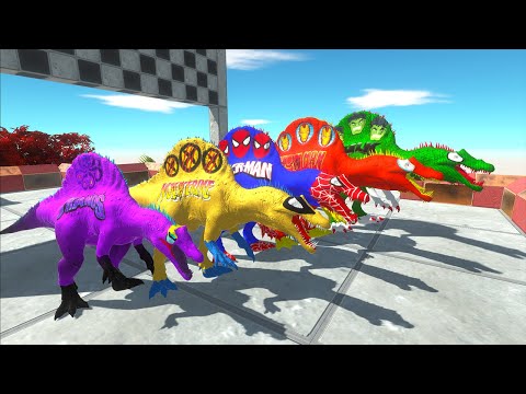 Hunting found Jurassic world evolution Team 5 Spinosaurus Death Climb - Dinosaurs Race Champions