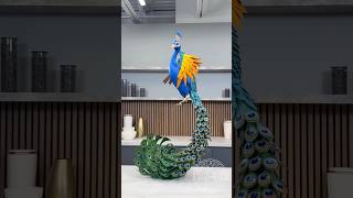 טווס שוקולד! 🦚 הציפור המרשימה ביותר. #amauryguichon #chocolate