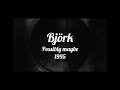 Lyrics / letra de Possibly Maybe - Björk