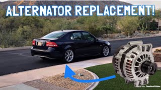 Saab 9-3 Alternator Replacement (2.0T)