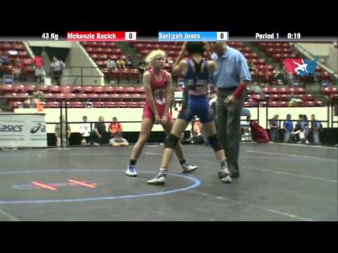 WM 43 KG - FM2 - McKenzie Bacich (Stockton) vs. Sariyah Jones (Stockton)
