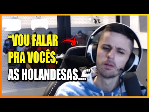 RAZAH FALANDO O QUE ACHOU SOBRE AS HOLANDESAS NA EUROPA 🤣😍 - R6 CLIPS