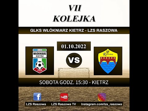 GLKS Włókniarz Kietrz - LZS Raszowa - 0:1 (0:1) - bramki - short - 01.10.2022 - A-KLASA