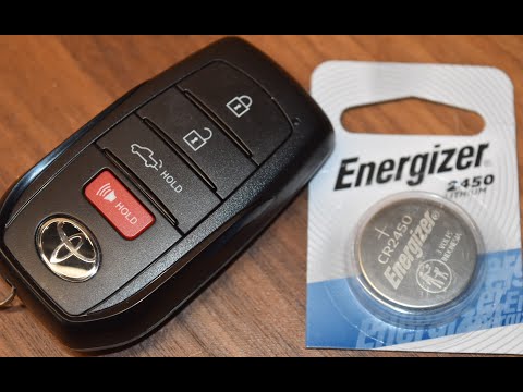 How To Replace or Change Toyota Tundra Remote Key Fob Battery 2022 - 2024