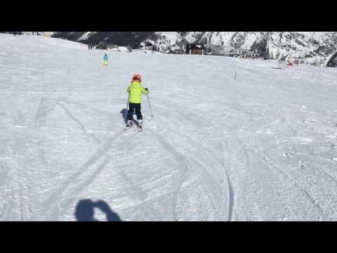 Sei anni sci slalom conduzione