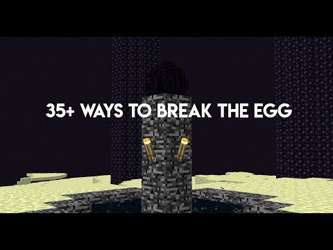 How Many Ways Are there to BREAK the DRAGON EGG in Minecraft?