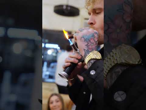 NFL Star Cassius Marsh Smokes an El Septimo Cigar at El Septimo Hollywood Cigar Lounge