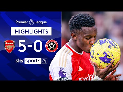 Nketiah HAT-TRICK inspires Gunners! | Arsenal 5-0 Sheffield Utd | Premier League Highlights