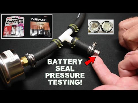 Ultimate Duracell & Energizer Battery Pressure Testing (Any Leaks?)