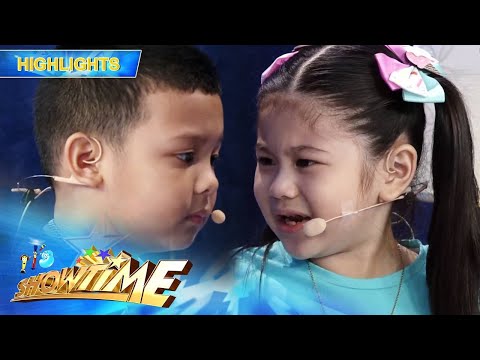 Jaze and Kelsey reenact the scene of Kathryn and Alden in "Hello, Love, Goodbye" It’s Showtime