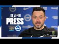 De Zerbi's Newcastle Press Conference: Gross, Pedro Injury And Enciso Form