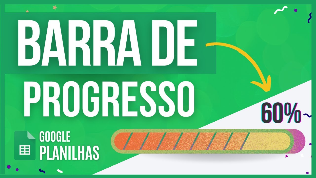 Barra de Progresso Colorida no Google Planilhas (Passo a Passo!) GSheets
