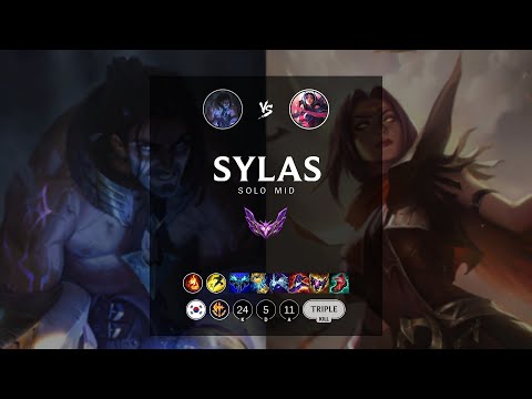 Sylas Mid vs Irelia - KR Master Patch 12.11