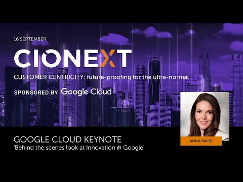 Google Cloud Keynote: 'Behind the scenes look at Innovation @ Google'