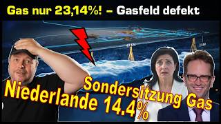 23,14% Gasspeicher+++Sondersitzung Gas+++Norw. Gasfeld fällt aus+++Speicher defekt+++Niederlande 14%