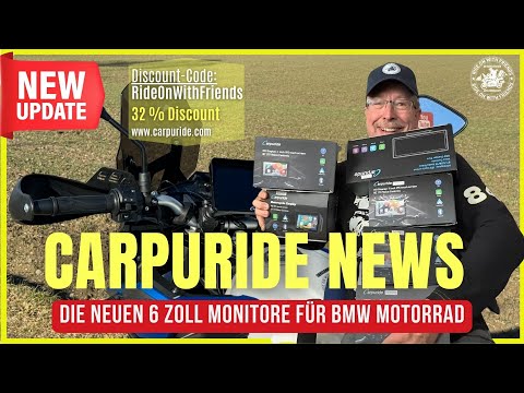 Carpuride Innovations: 6-inch Pro Series (not only) for BMW motorcycles