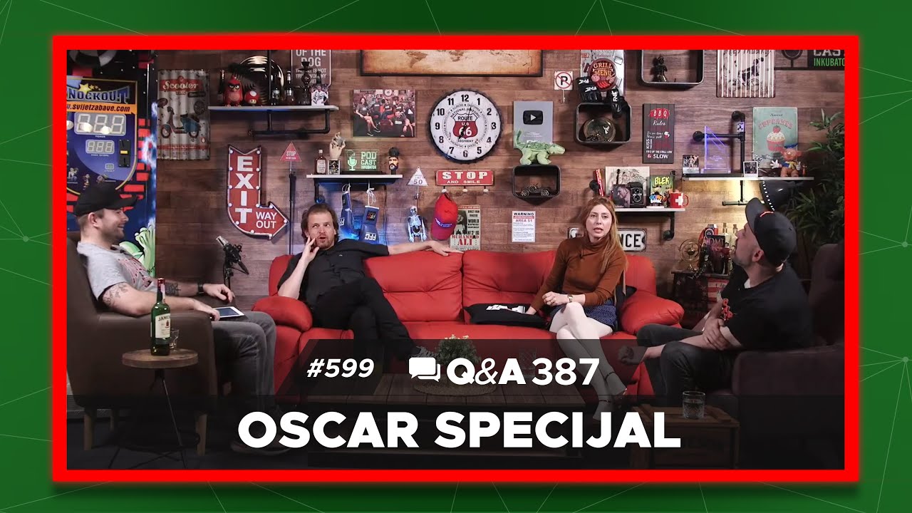 Podcast Inkubator #599 Q&A 387 - Judita Franković Brdar i OSCAR specijal: Jurkas i Marjanović