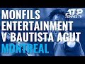 Gael Monfils Entertaining Moments in Win v Bautista Agut | Coupe Rogers 2019
