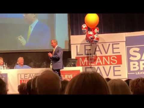 Leave Means Leave Rally - Torquay 13/10/18 - Nigel Farage's Speech