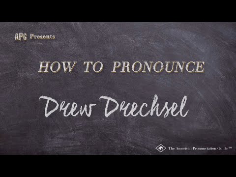 How to Pronounce Drew Drechsel (Real Life Examples!)