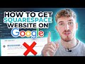 How to get your Squarespace Website on Google [ + Google Search Console setup]