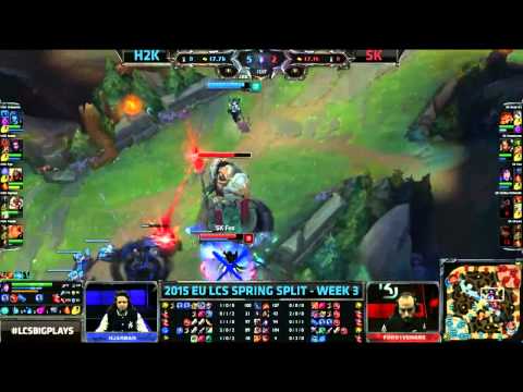 H2K Gaming vs SK Gaming - HIGHLIGHTS - EU LCS Spring 2015 - W3D1 - Season 2015 - League of Legends