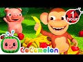 Apples And Bananas 1 Hour CoComelon Animal Time Healthy Fruit Nursery Rhymes For Kids