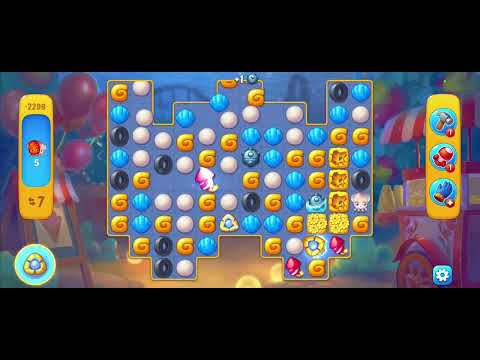 Fishdom gameplay level 2298