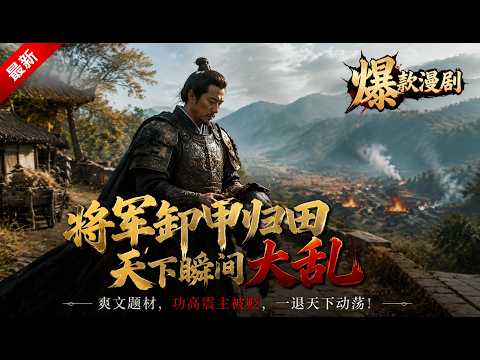 🔥最新剧场《将军卸甲归田，天下瞬间大乱》功高震主被贬，一退天下动荡！#ai漫劇 #最新剧场 zuixin