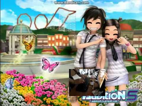 Audition Guitar Custom - No Brain - No Turning Back Lv.4 Crazy with Flame Out [Hands Display]