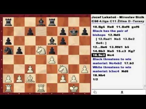1.5. Jozef Lakatoš - Miroslav Bízik 1/2 - 1/2