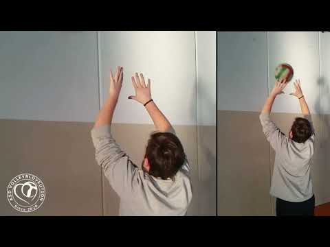 PALLAVOLO Didattica palleggio - Utilizzo corretto delle mani.