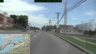 preview picture of video '2010 Road Trip Timelapse 07 - 2010-06-15 - Niagara Falls, ON to Henrietta (Rochester), NY'