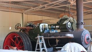 preview picture of video 'Ruston Proctor traction engine, 1911, steam engine, being restored, Classic Machinery'