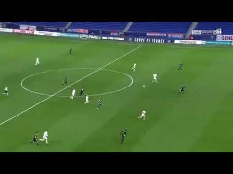 but de slimani et deux assistes match lyon vs Ajaccio