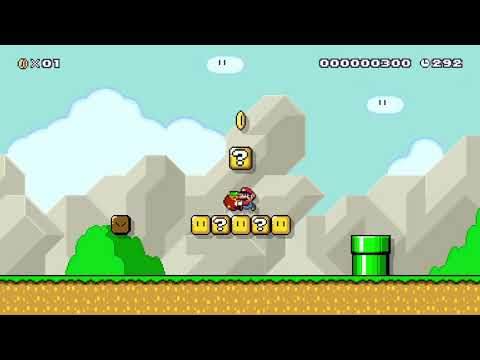 Super Mario Maker 2 Level Creations (including remakes of World 1-1 from SMB1)