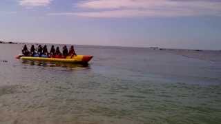 preview picture of video 'Banana boat ride @ Canyon Cove, Nasugbu, Batangas, Philippines.'