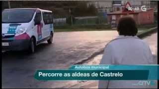 preview picture of video 'Os veciños de Castrelo de Miño contan cun servizo de autobús municipal'
