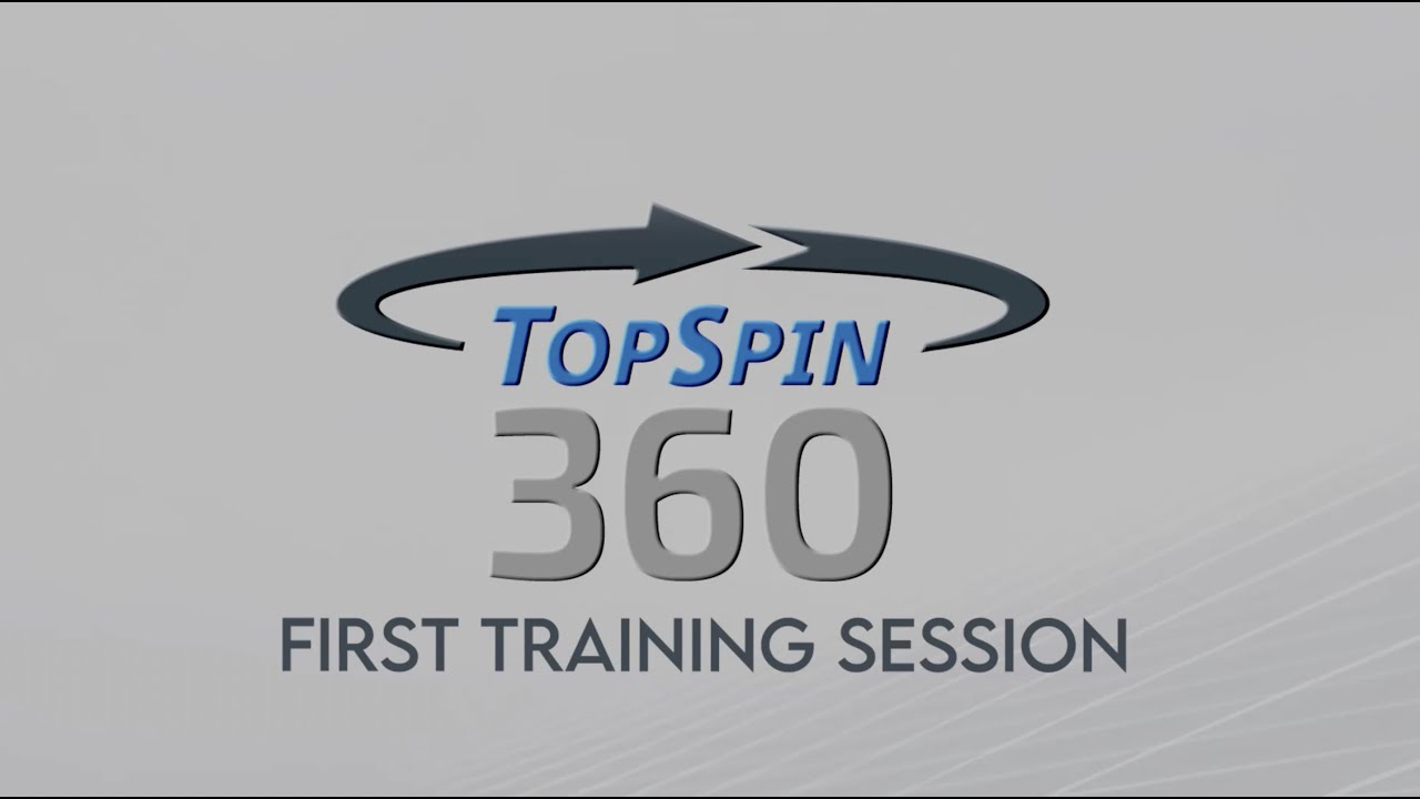 The First TopSpin360 Training Session - Product Tutorial