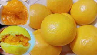 南瓜包子这样做，金光闪闪又光滑发亮哦‼️南瓜Kaya包 Pumpkin Kaya Steamed Bun (with English Subtitles)